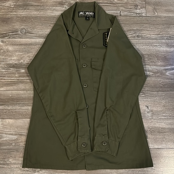 JAC VANEK army jacket I HATE EVERYONE size small - Picture 7 of 14